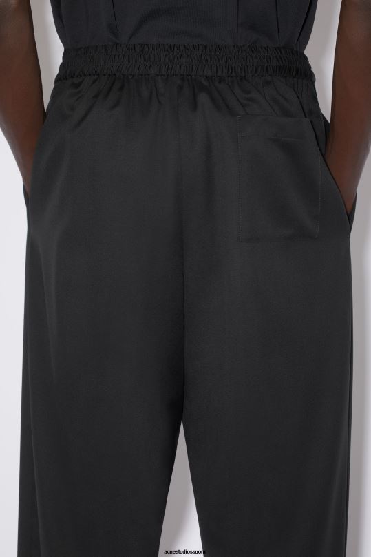 Acne Studios vaatteet musta 0VF2B1171 villaiset housut