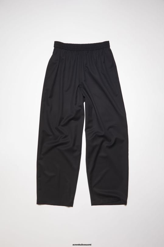 Acne Studios vaatteet musta 0VF2B1171 villaiset housut