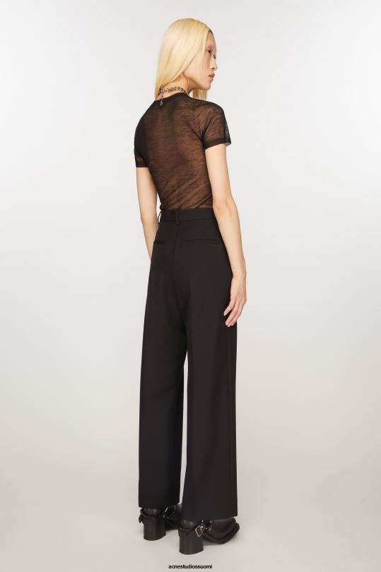Acne Studios vaatteet musta 0VF2B128 rennot räätälöidyt housut