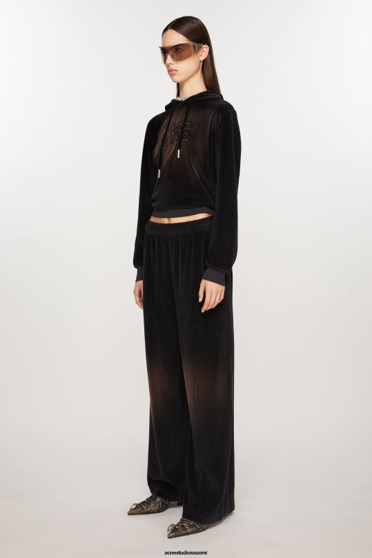 Acne Studios vaatteet musta 0VF2B286 veluurihousut