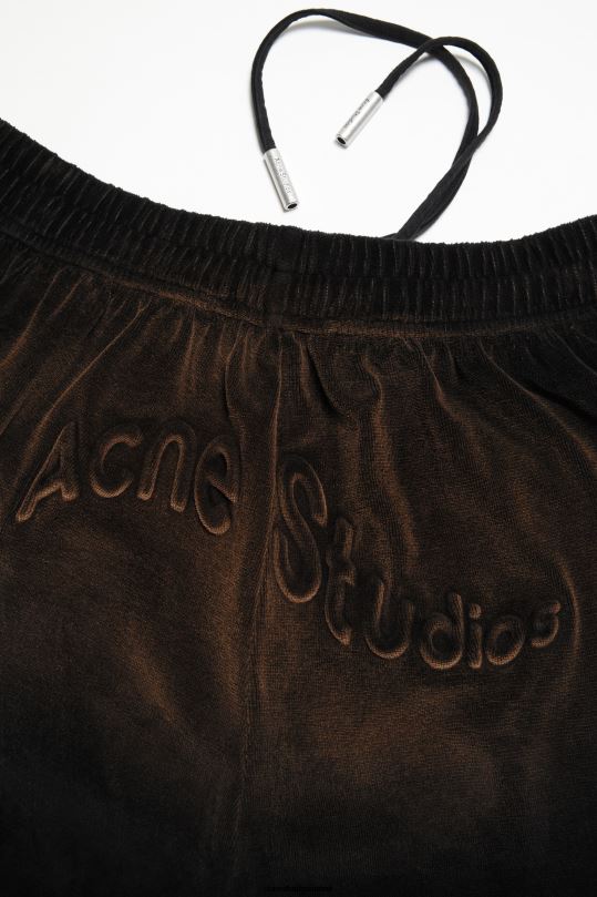 Acne Studios vaatteet musta 0VF2B286 veluurihousut