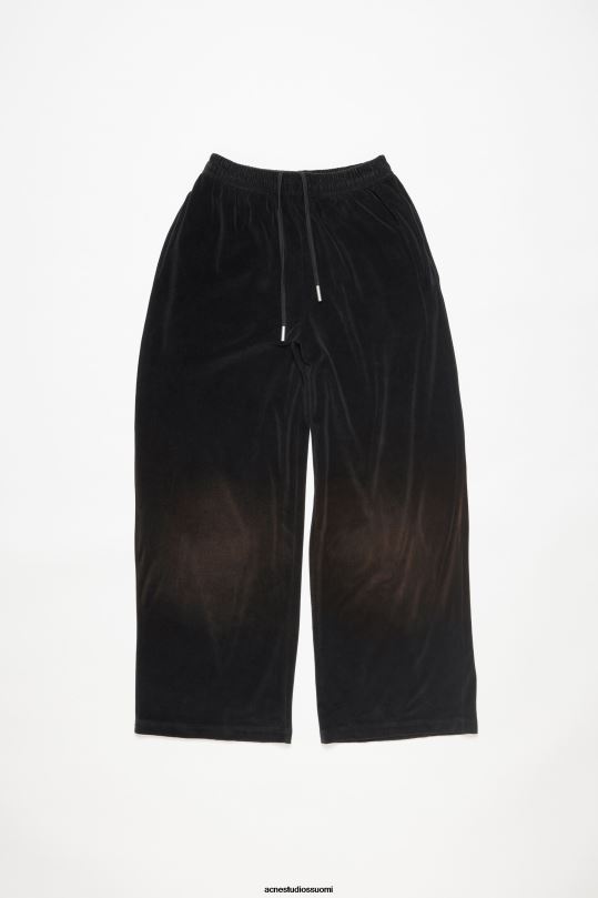 Acne Studios vaatteet musta 0VF2B286 veluurihousut