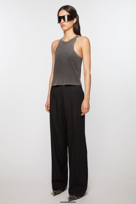 Acne Studios vaatteet musta 0VF2B287 räätälöidyt housut