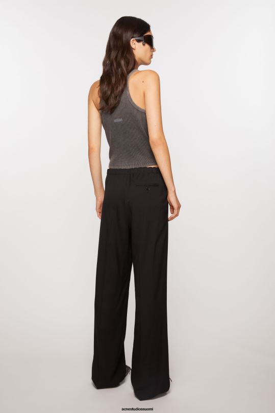 Acne Studios vaatteet musta 0VF2B287 räätälöidyt housut