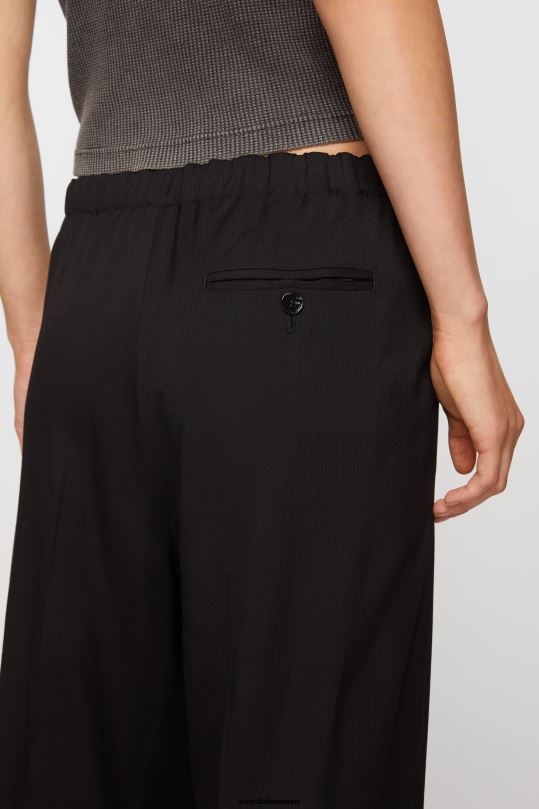 Acne Studios vaatteet musta 0VF2B287 räätälöidyt housut
