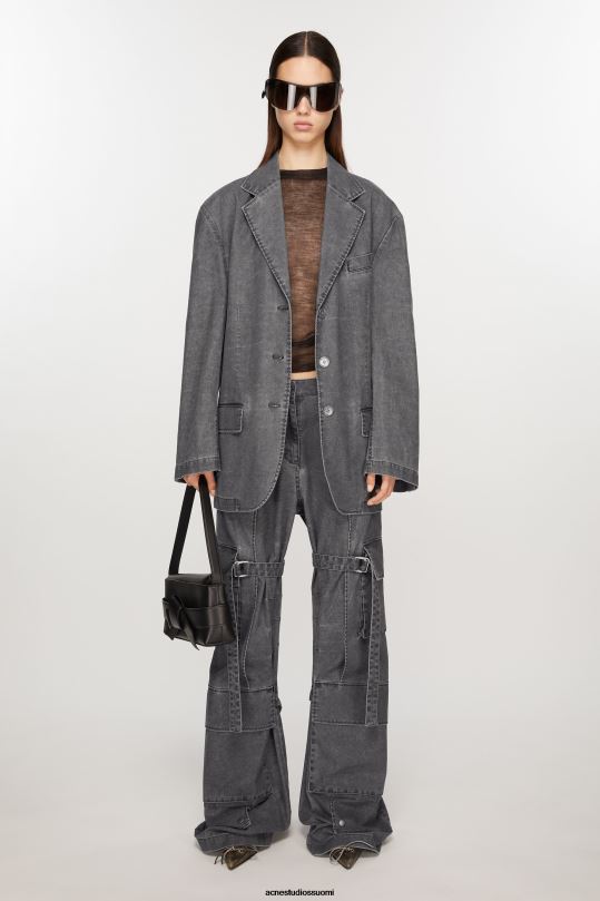 Acne Studios vaatteet musta 0VF2B295 cargo-housut