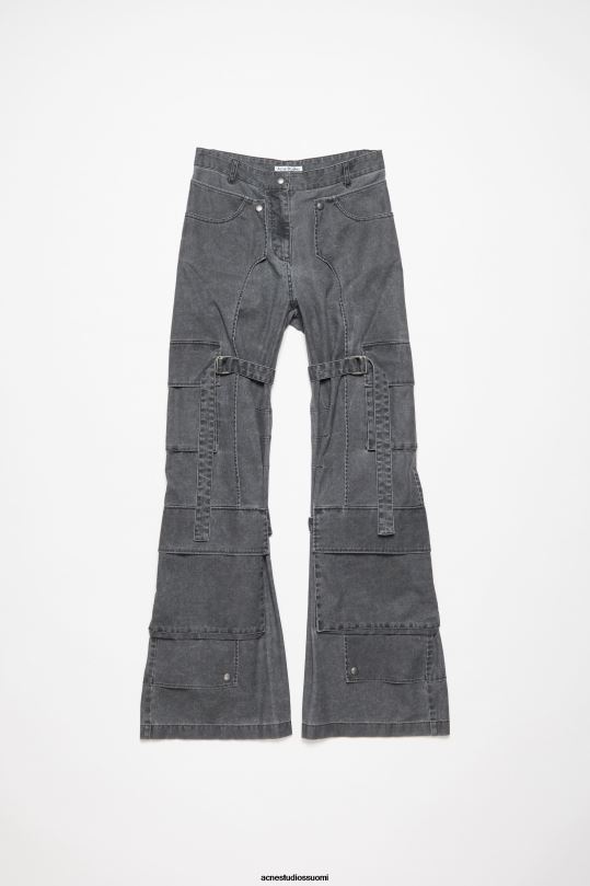 Acne Studios vaatteet musta 0VF2B295 cargo-housut