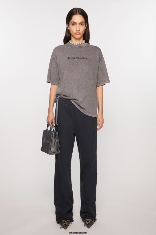 Acne Studios vaatteet musta 0VF2B308 logoiset verkkarit