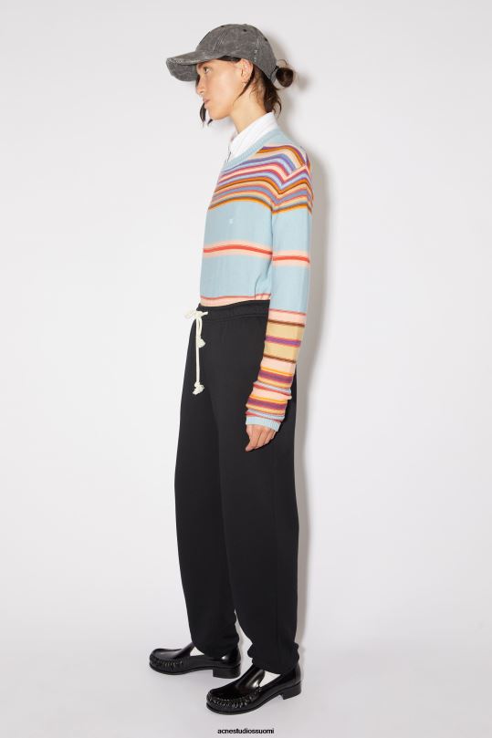 Acne Studios vaatteet musta 0VF2B318 puuvillaiset verkkarit unisex