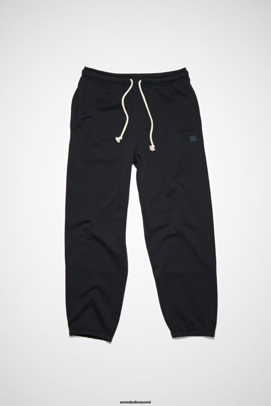 Acne Studios vaatteet musta 0VF2B318 puuvillaiset verkkarit unisex