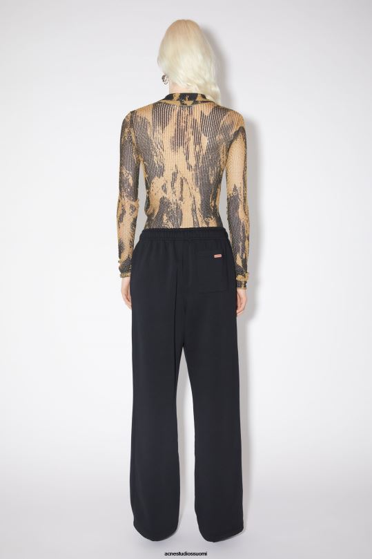 Acne Studios vaatteet musta 0VF2B332 puuvillaiset verkkarit