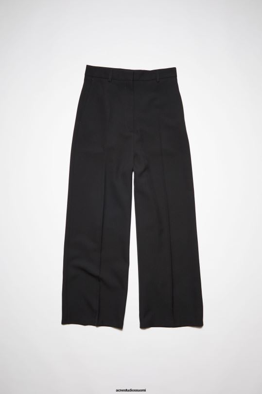Acne Studios vaatteet musta 0VF2B406 villasekoitehousut