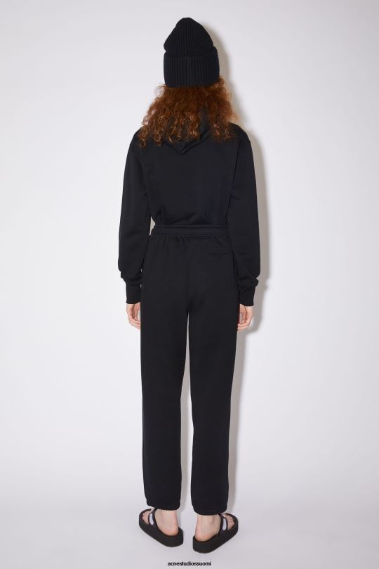 Acne Studios vaatteet musta 0VF2B417 fleece-verkkarit unisex