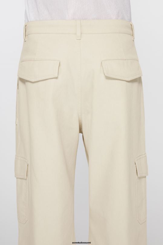 Acne Studios vaatteet norsunluun valkoinen 0VF2B1039 twill-housut