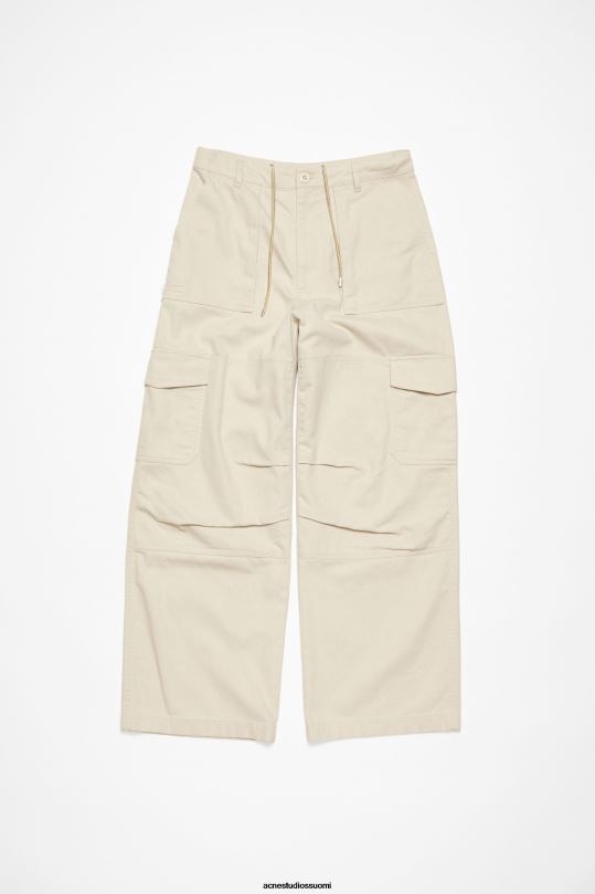 Acne Studios vaatteet norsunluun valkoinen 0VF2B1039 twill-housut