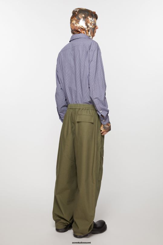 Acne Studios vaatteet oliivinvihreä 0VF2B1097 cargo-housut