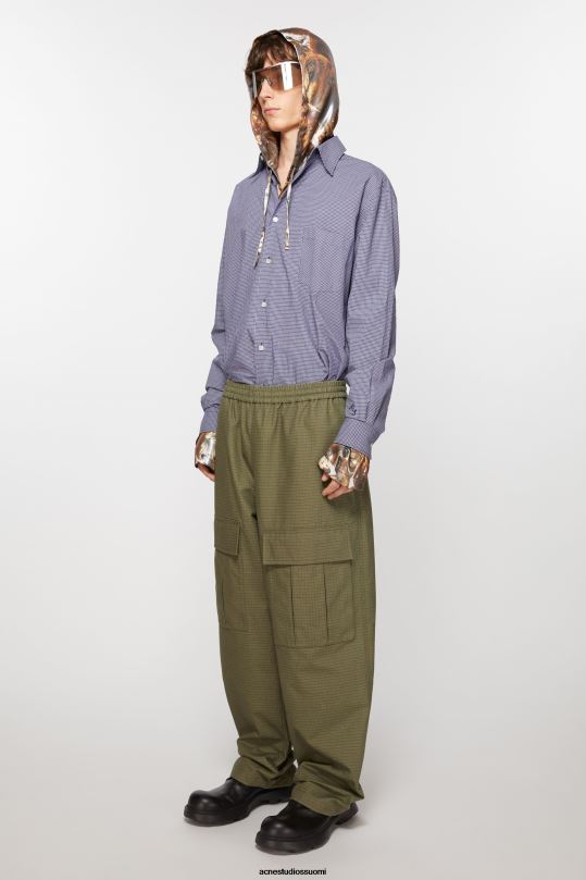 Acne Studios vaatteet oliivinvihreä 0VF2B1097 cargo-housut