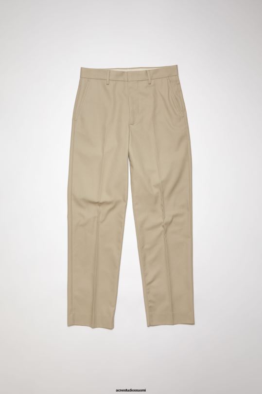 Acne Studios vaatteet pähkinänruskea beige 0VF2B1172 tavalliset housut