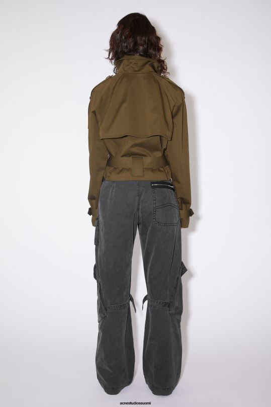 Acne Studios vaatteet pesty mustaksi 0VF2B323 cargo-housut
