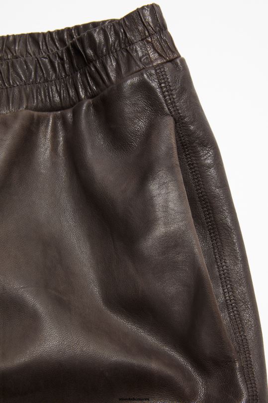 Acne Studios vaatteet ruskea 0VF2B304 nahkaiset vapaa-ajan housut