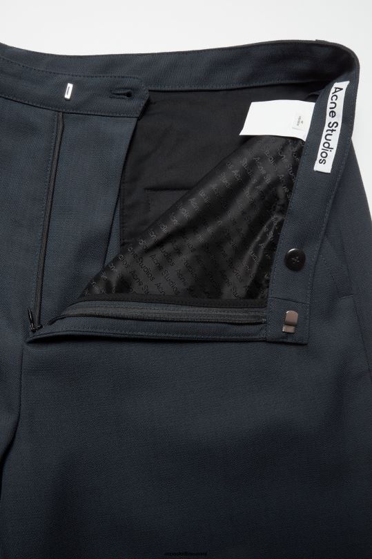Acne Studios vaatteet tumma laivasto 0VF2B1047 villasekoitehousut
