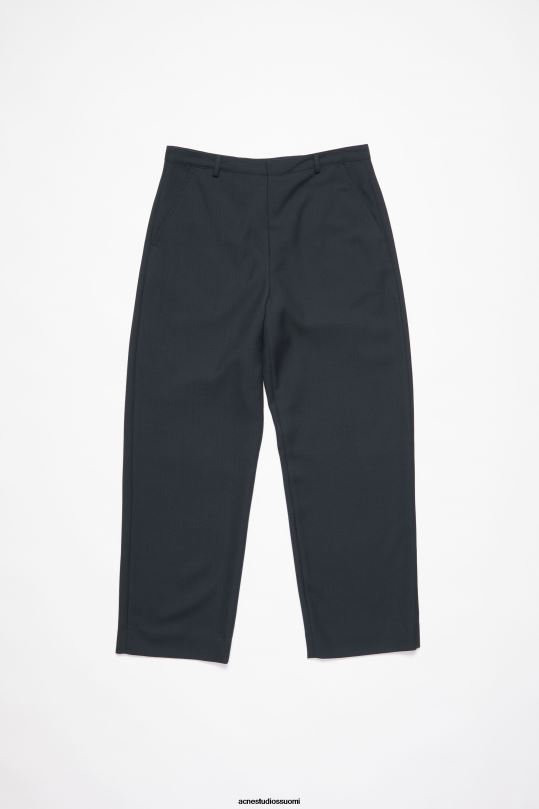 Acne Studios vaatteet tumma laivasto 0VF2B1047 villasekoitehousut