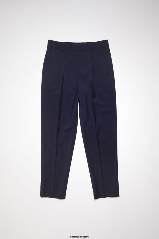 Acne Studios vaatteet tumma laivasto 0VF2B1164 villasekoitteiset housut