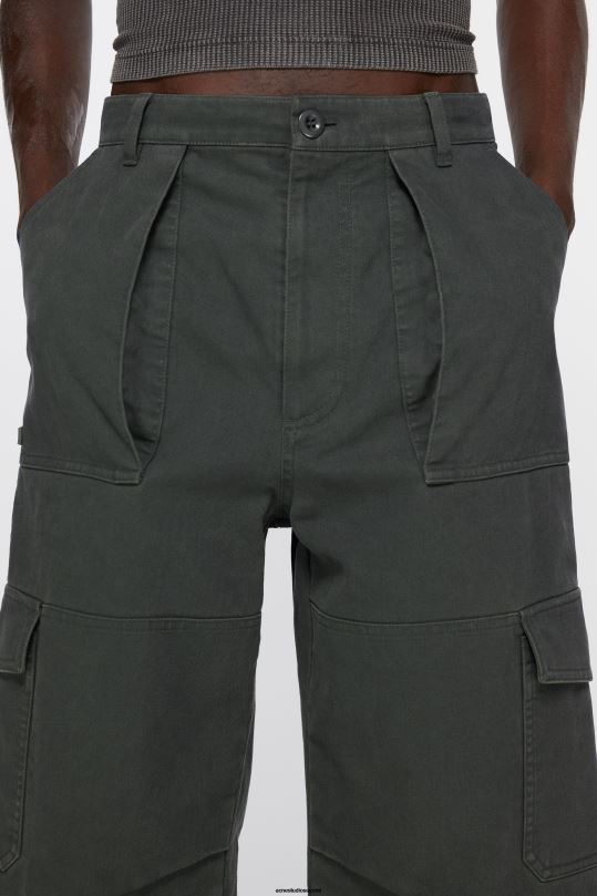 Acne Studios vaatteet tummanharmaa 0VF2B1032 twill-housut