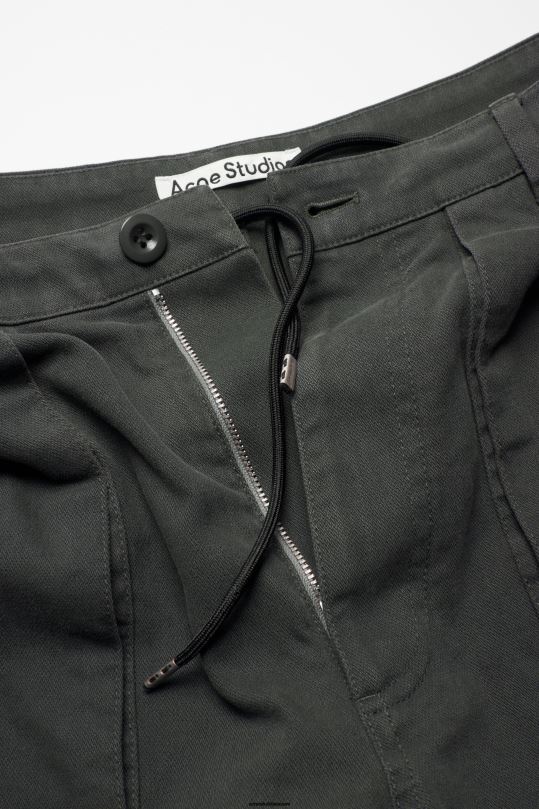 Acne Studios vaatteet tummanharmaa 0VF2B1032 twill-housut