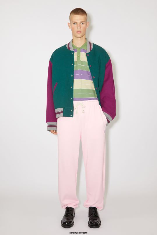 Acne Studios vaatteet vaalea pinkki 0VF2B1054 puuvillaiset verkkarit unisex