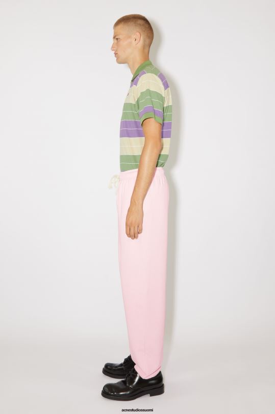 Acne Studios vaatteet vaalea pinkki 0VF2B1054 puuvillaiset verkkarit unisex