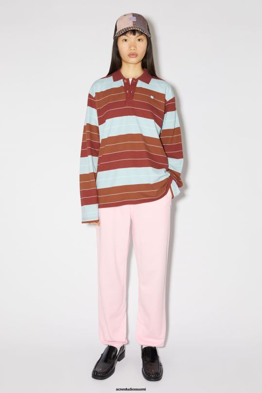 Acne Studios vaatteet vaalea pinkki 0VF2B315 puuvillaiset verkkarit unisex