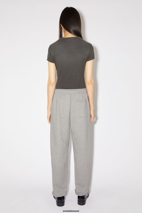 Acne Studios vaatteet vaaleanharmaa melansi 0VF2B311 puuvillaiset verkkarit unisex