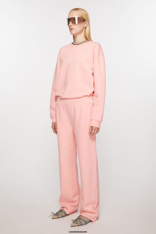Acne Studios vaatteet vaaleanpunainen 0VF2B298 verkkarit