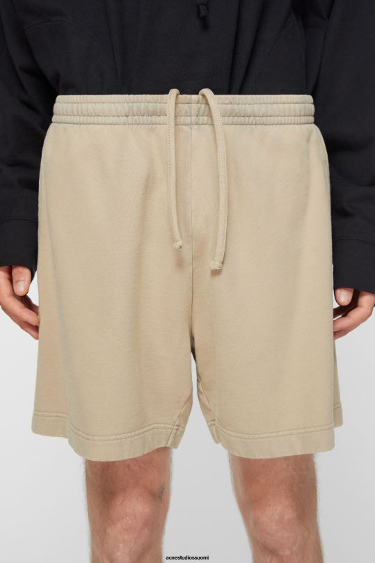 Acne Studios vaatteet betonin harmaa 0VF2B1102 puuvillaiset shortsit