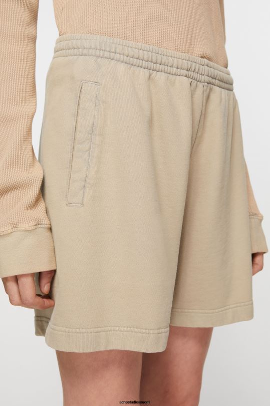Acne Studios vaatteet betonin harmaa 0VF2B366 puuvillaiset shortsit