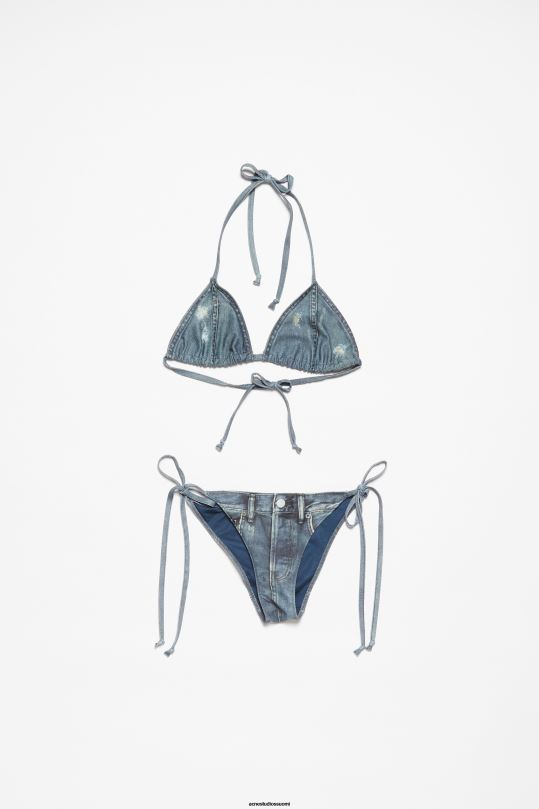 Acne Studios vaatteet denim sininen 0VF2B365 bikini setti