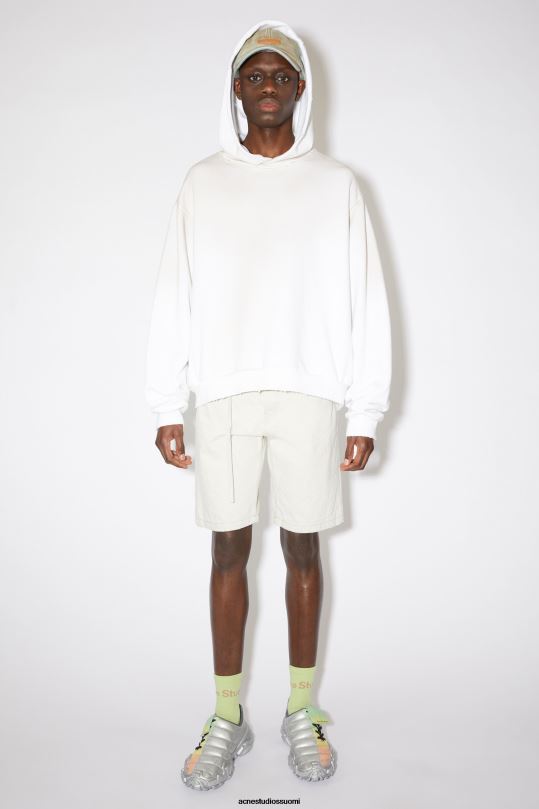 Acne Studios vaatteet ekru 0VF2B1082 löysät farkkushortsit