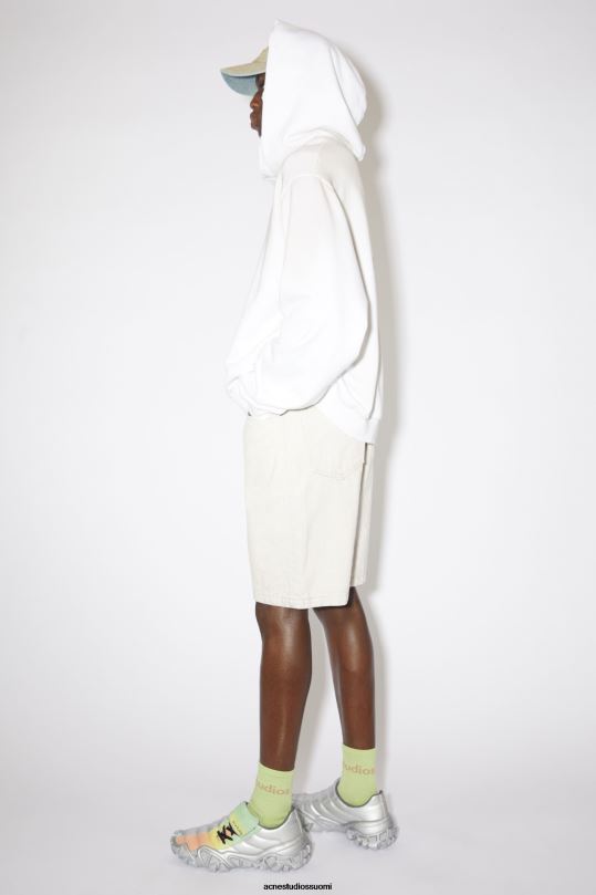 Acne Studios vaatteet ekru 0VF2B1082 löysät farkkushortsit