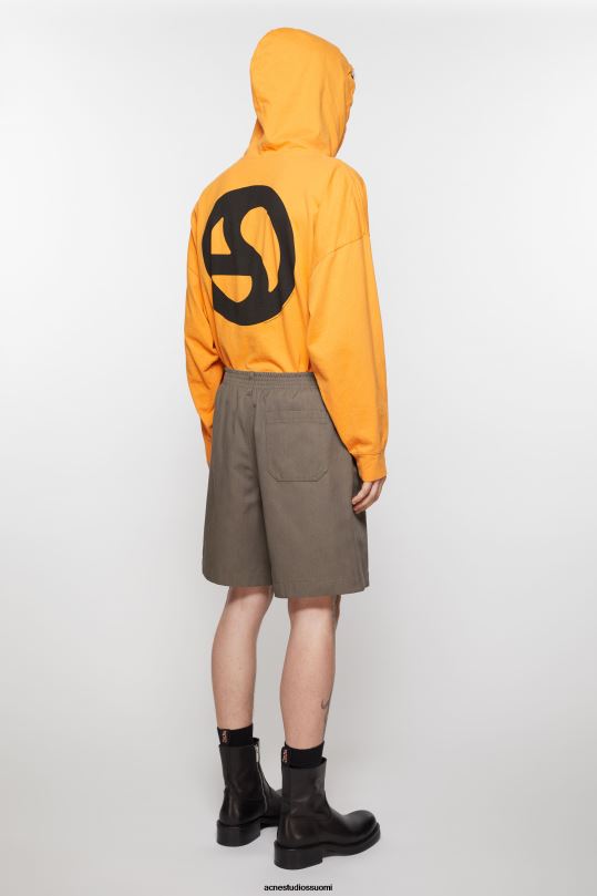 Acne Studios vaatteet hasselpähkinän ruskea 0VF2B1072 tavalliset shortsit