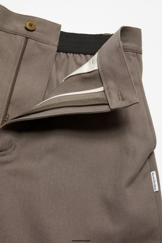 Acne Studios vaatteet hasselpähkinän ruskea 0VF2B1072 tavalliset shortsit