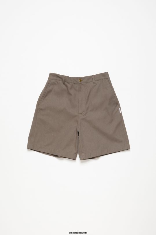 Acne Studios vaatteet hasselpähkinän ruskea 0VF2B1072 tavalliset shortsit