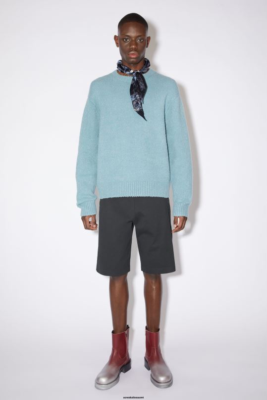 Acne Studios vaatteet musta 0VF2B1081 puuvillaiset hikishortsit