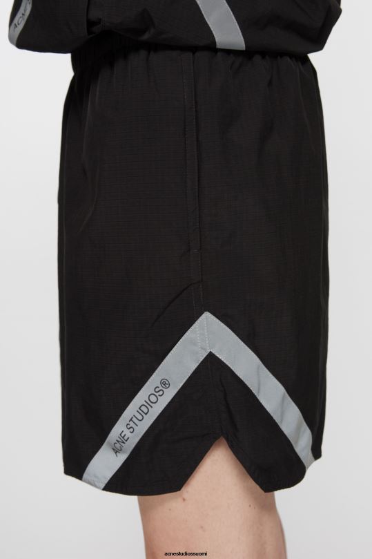 Acne Studios vaatteet musta 0VF2B1106 uimashortsit