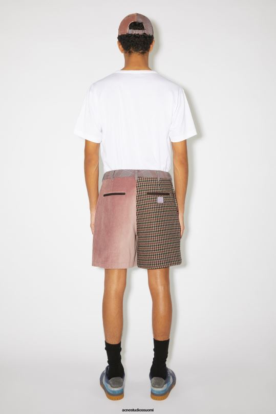 Acne Studios vaatteet pinkki/violetti 0VF2B1075 tilkkutyöshortsit unisex