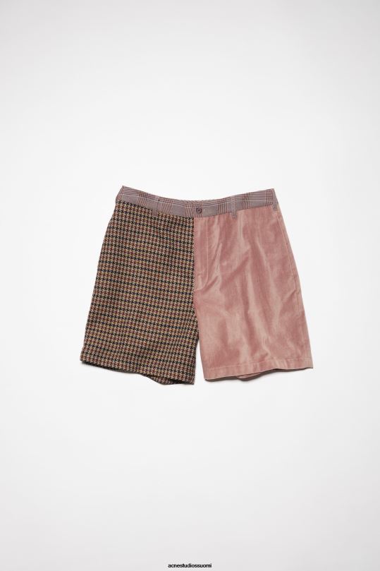 Acne Studios vaatteet pinkki/violetti 0VF2B1075 tilkkutyöshortsit unisex