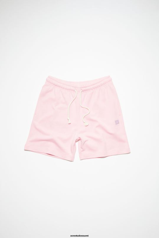 Acne Studios vaatteet vaalea pinkki 0VF2B335 puuvillaiset hikishortsit unisex