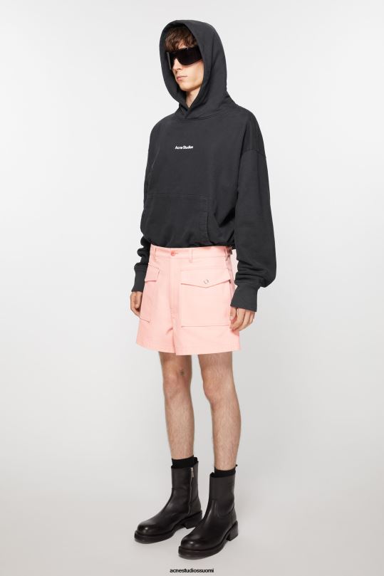 Acne Studios vaatteet vaaleanpunainen 0VF2B1070 twill shortsit
