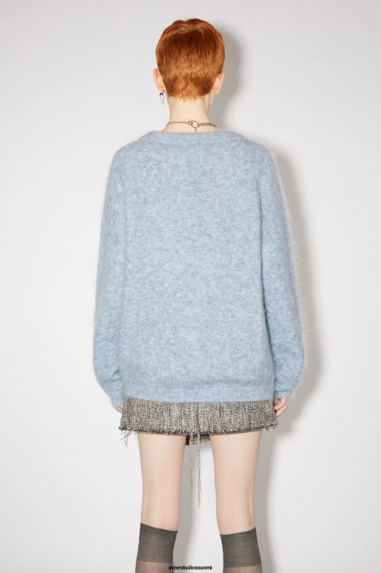 Acne Studios vaatteet denim sininen 0VF2B106 villainen mohairpusero