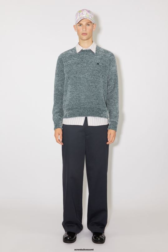 Acne Studios vaatteet harmaa 0VF2B937 pyöreä kaula-aukkoinen unisex-neulepusero